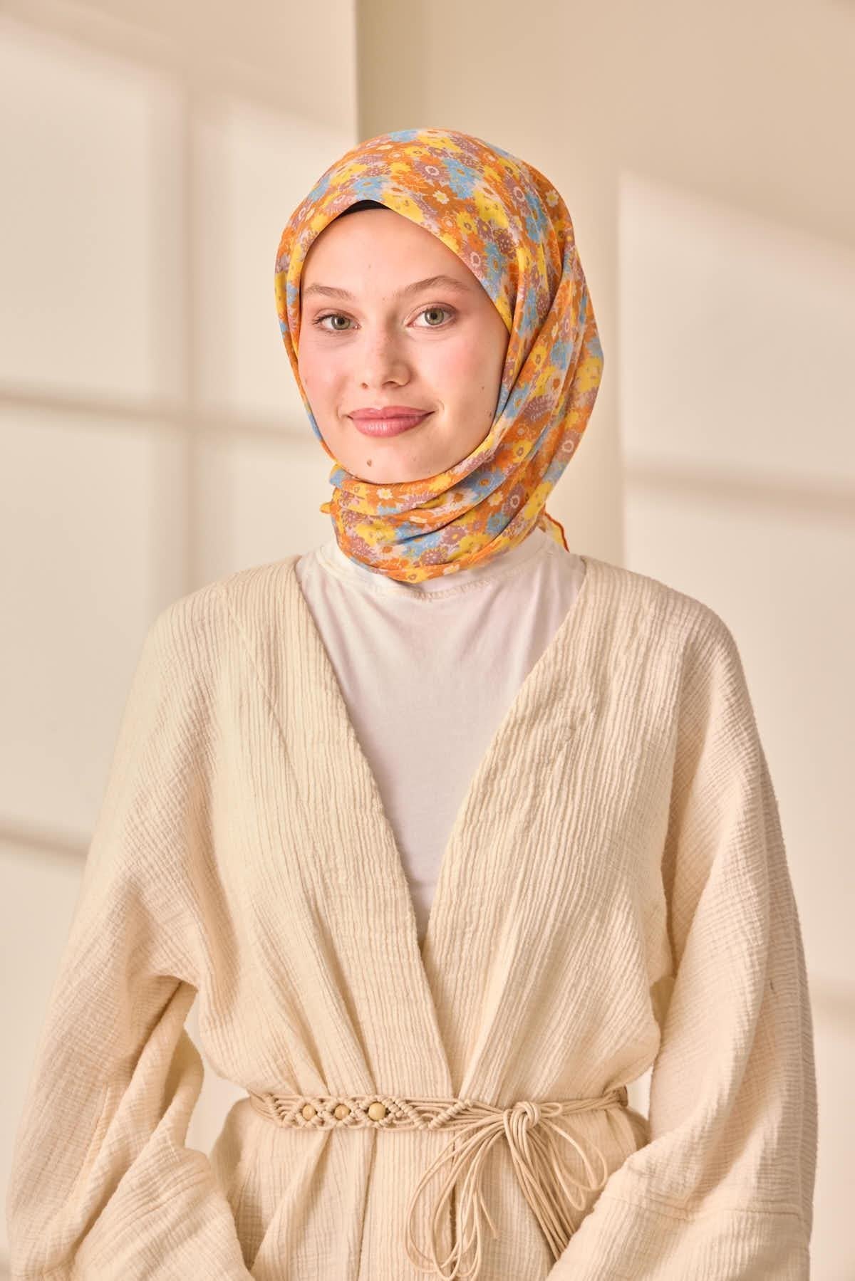 Silk Home Soft Eşarp 73092-19 - İthalesarponline.com - Soft Eşarp - Silk Home