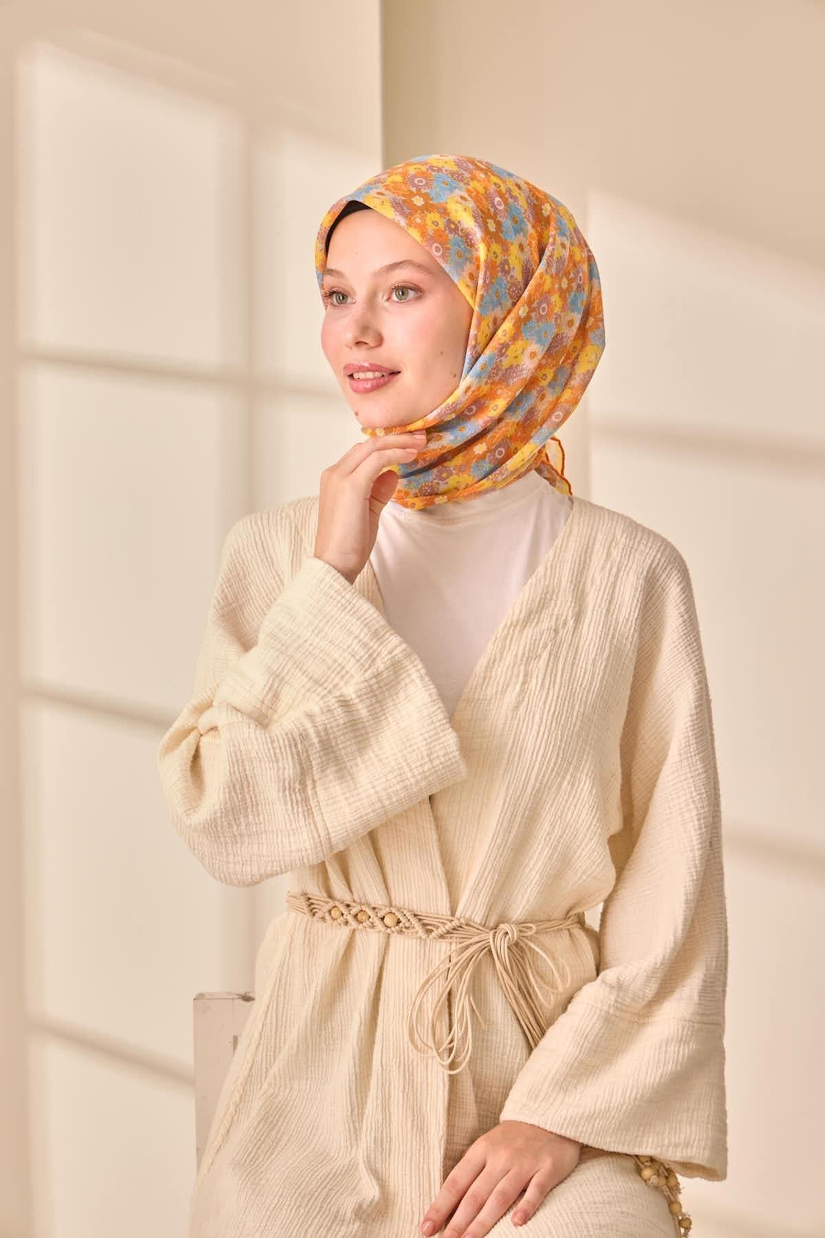 Silk Home Soft Eşarp 73092-19 - İthalesarponline.com - Soft Eşarp - Silk Home
