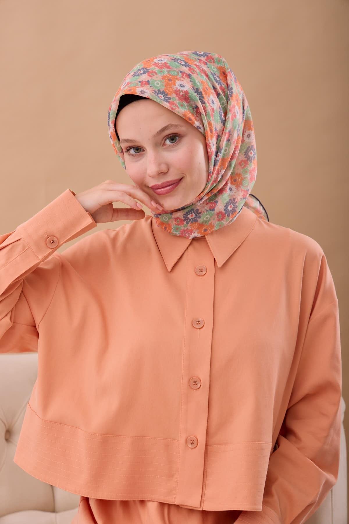 Silk Home Soft Eşarp 73092-22 - İthalesarponline.com - Soft Eşarp - Silk Home