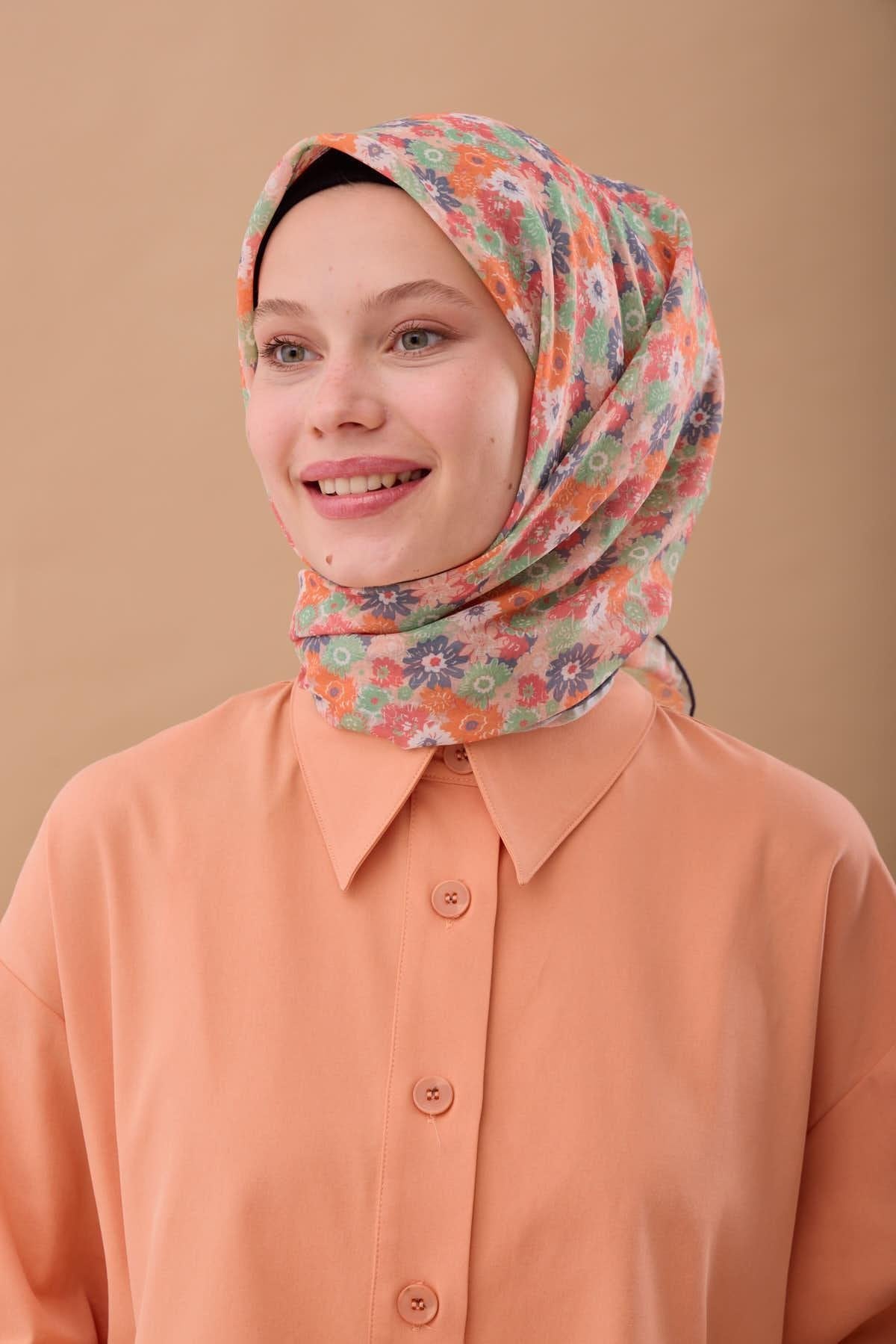 Silk Home Soft Eşarp 73092-22 - İthalesarponline.com - Soft Eşarp - Silk Home