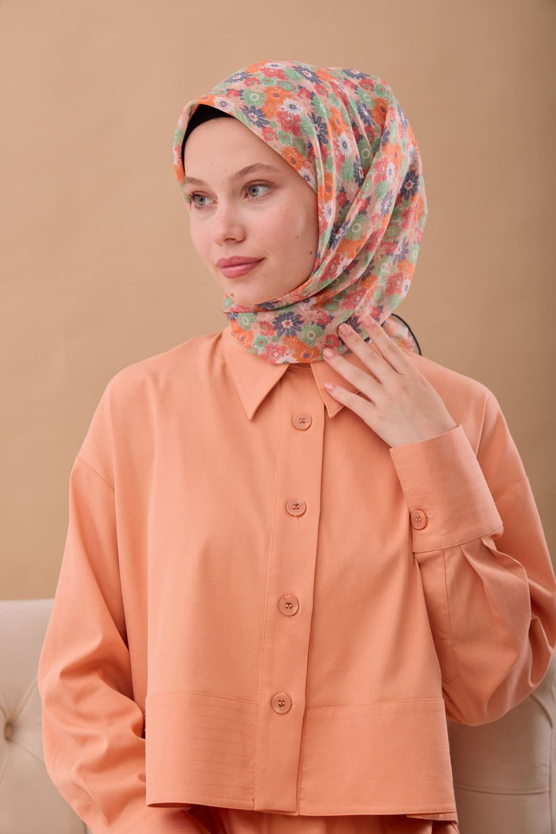 Silk Home Soft Eşarp 73092-22 - İthalesarponline.com - Soft Eşarp - Silk Home
