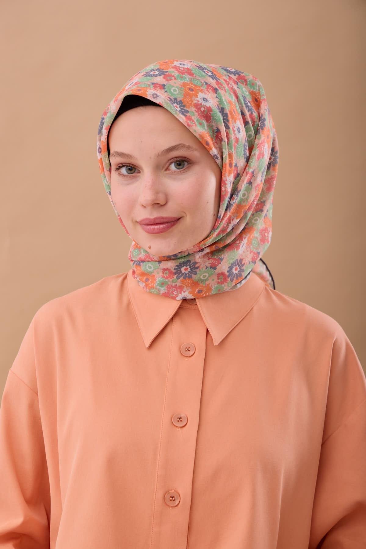 Silk Home Soft Eşarp 73092-22 - İthalesarponline.com - Soft Eşarp - Silk Home