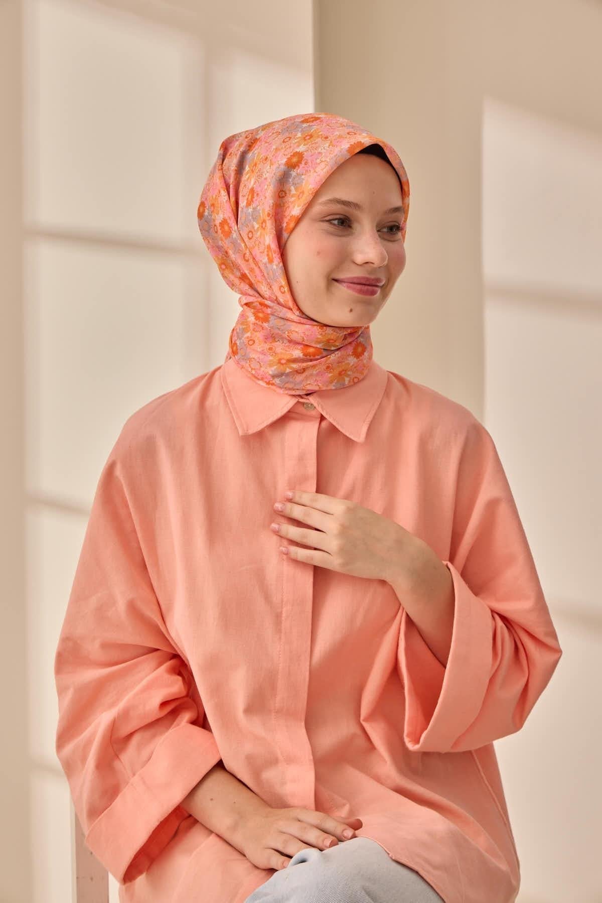 Silk Home Soft Eşarp 73092-23 - İthalesarponline.com - Soft Eşarp - Silk Home