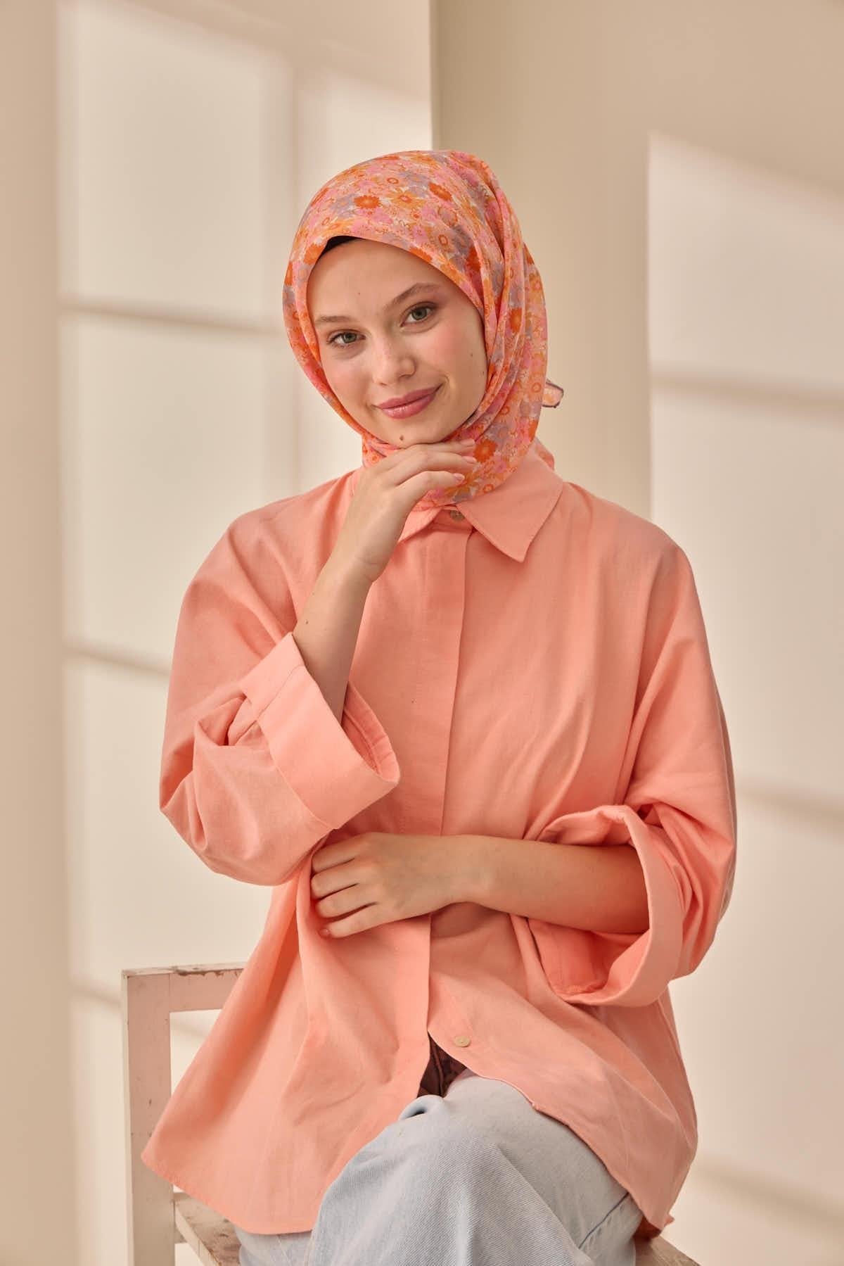 Silk Home Soft Eşarp 73092-23 - İthalesarponline.com - Soft Eşarp - Silk Home