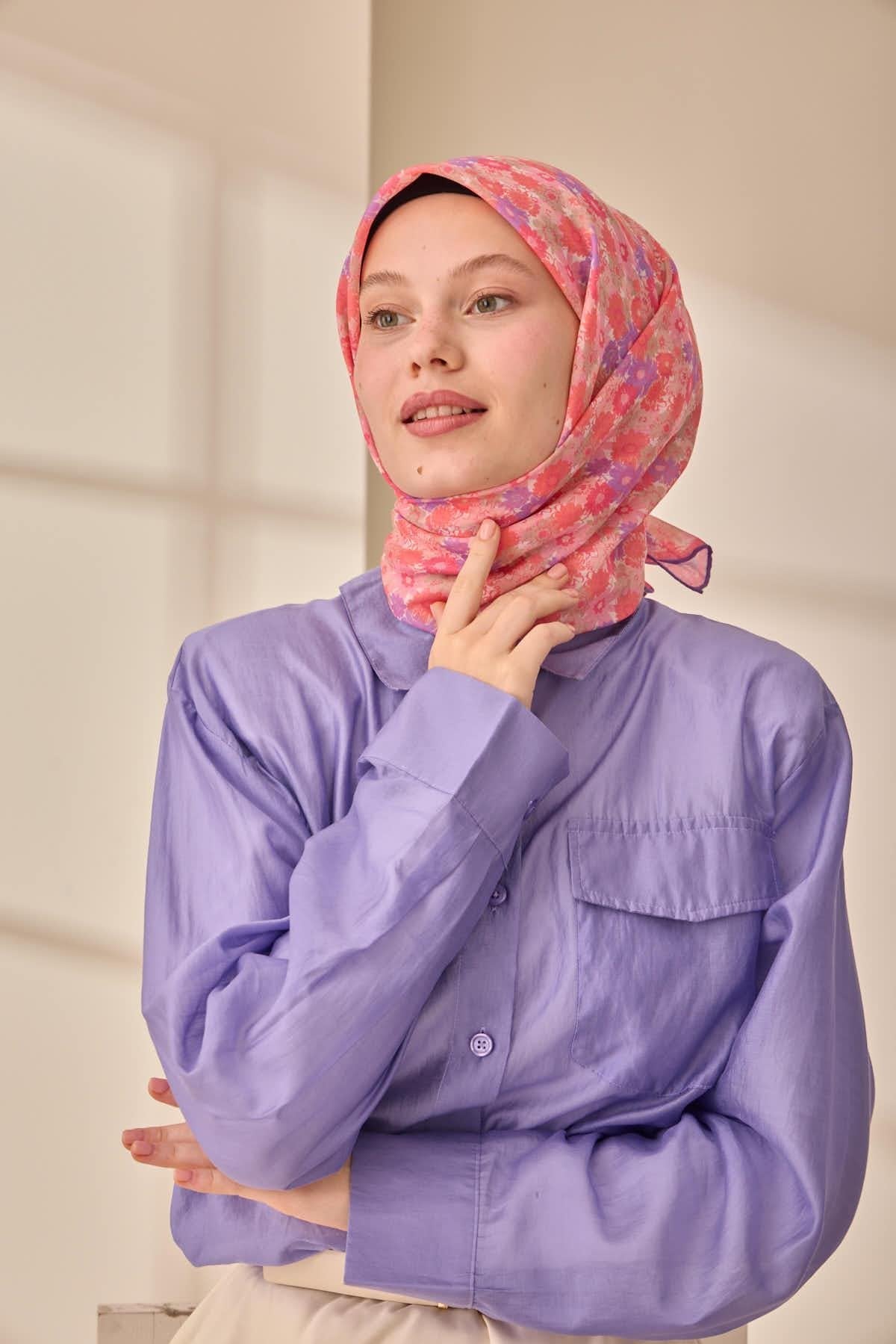Silk Home Soft Eşarp 73092-24 - İthalesarponline.com - Soft Eşarp - Silk Home