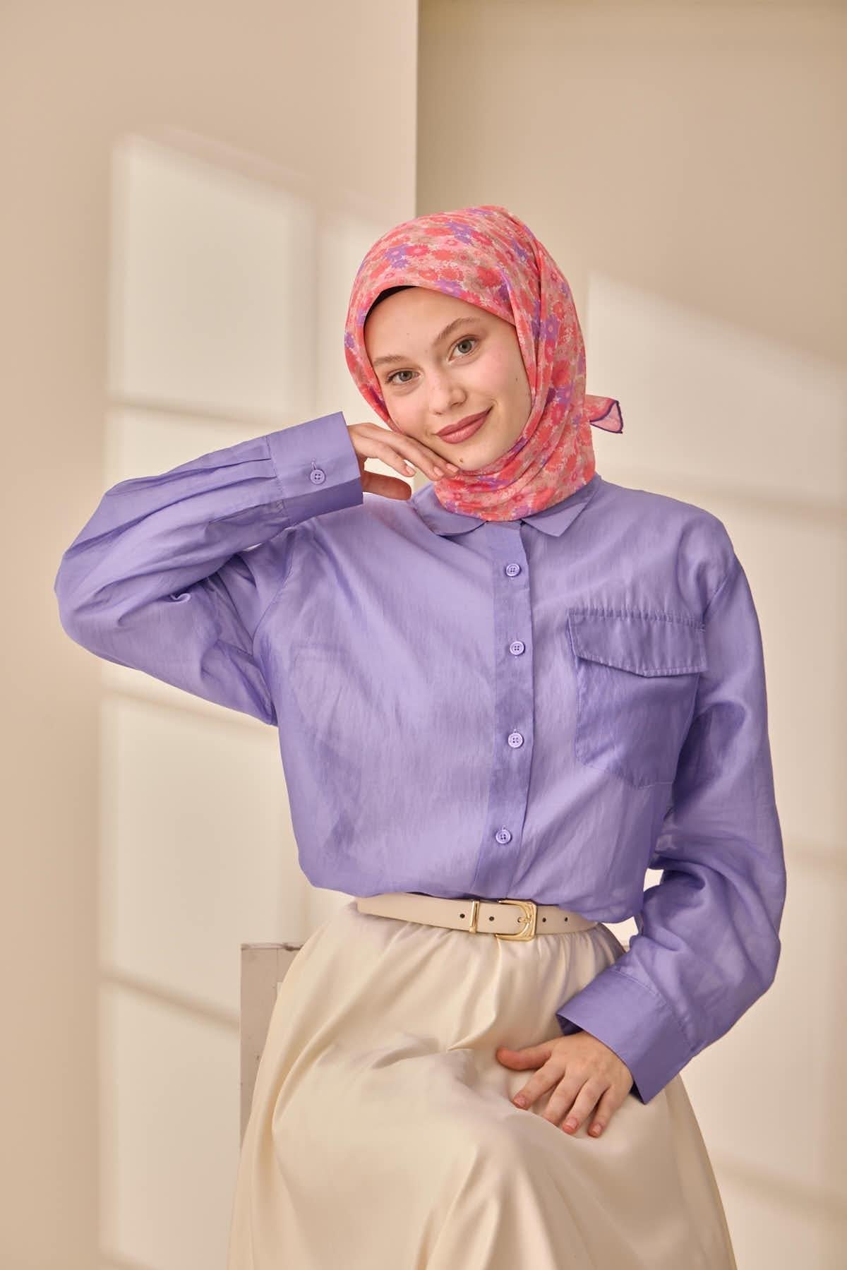 Silk Home Soft Eşarp 73092-24 - İthalesarponline.com - Soft Eşarp - Silk Home