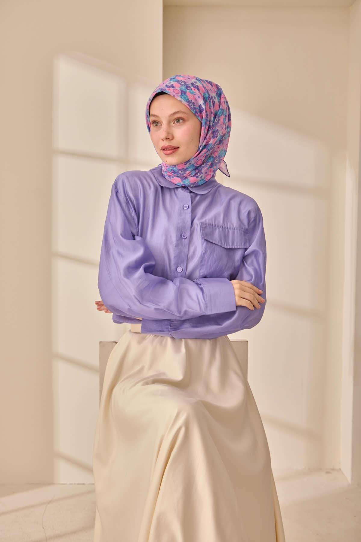 Silk Home Soft Eşarp 73092-30 - İthalesarponline.com - Soft Eşarp - Silk Home