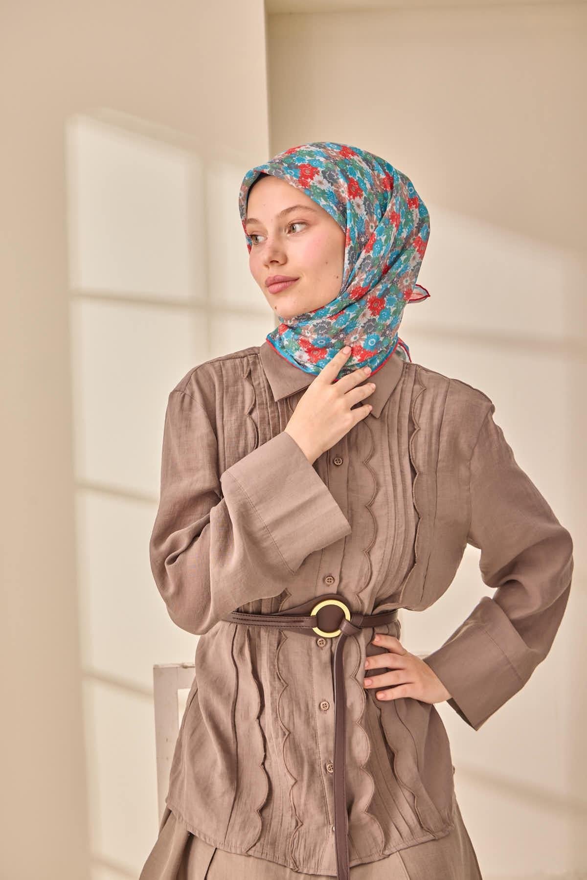 Silk Home Soft Eşarp 73092-32 - İthalesarponline.com - Soft Eşarp - Silk Home