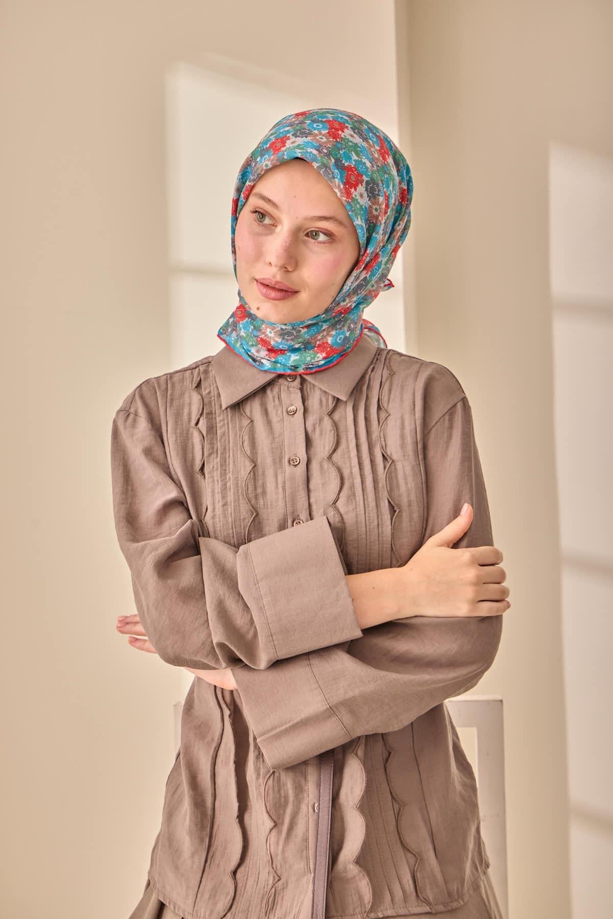 Silk Home Soft Eşarp 73092-32 - İthalesarponline.com - Soft Eşarp - Silk Home