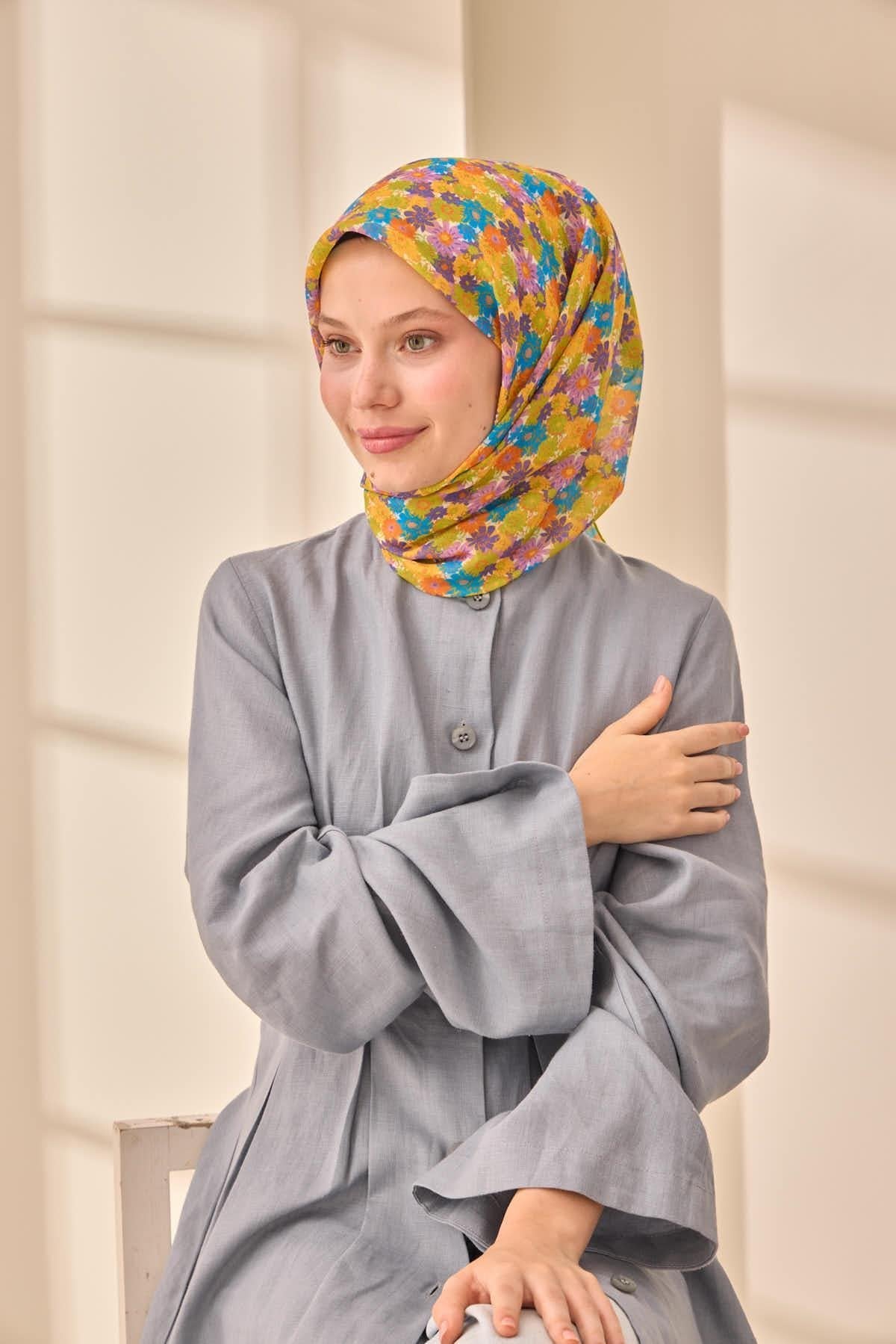 Silk Home Soft Eşarp 73092-33 - İthalesarponline.com - Soft Eşarp - Silk Home