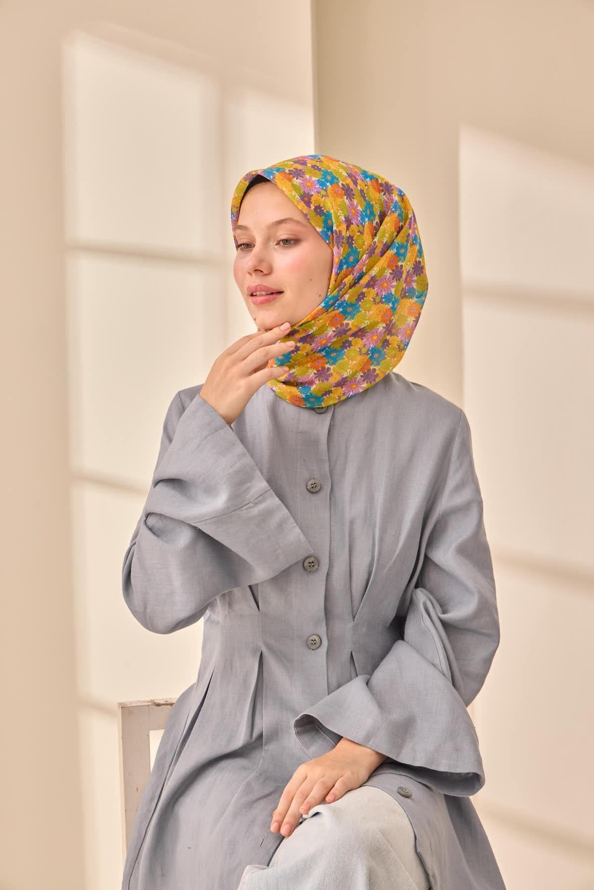 Silk Home Soft Eşarp 73092-33 - İthalesarponline.com - Soft Eşarp - Silk Home