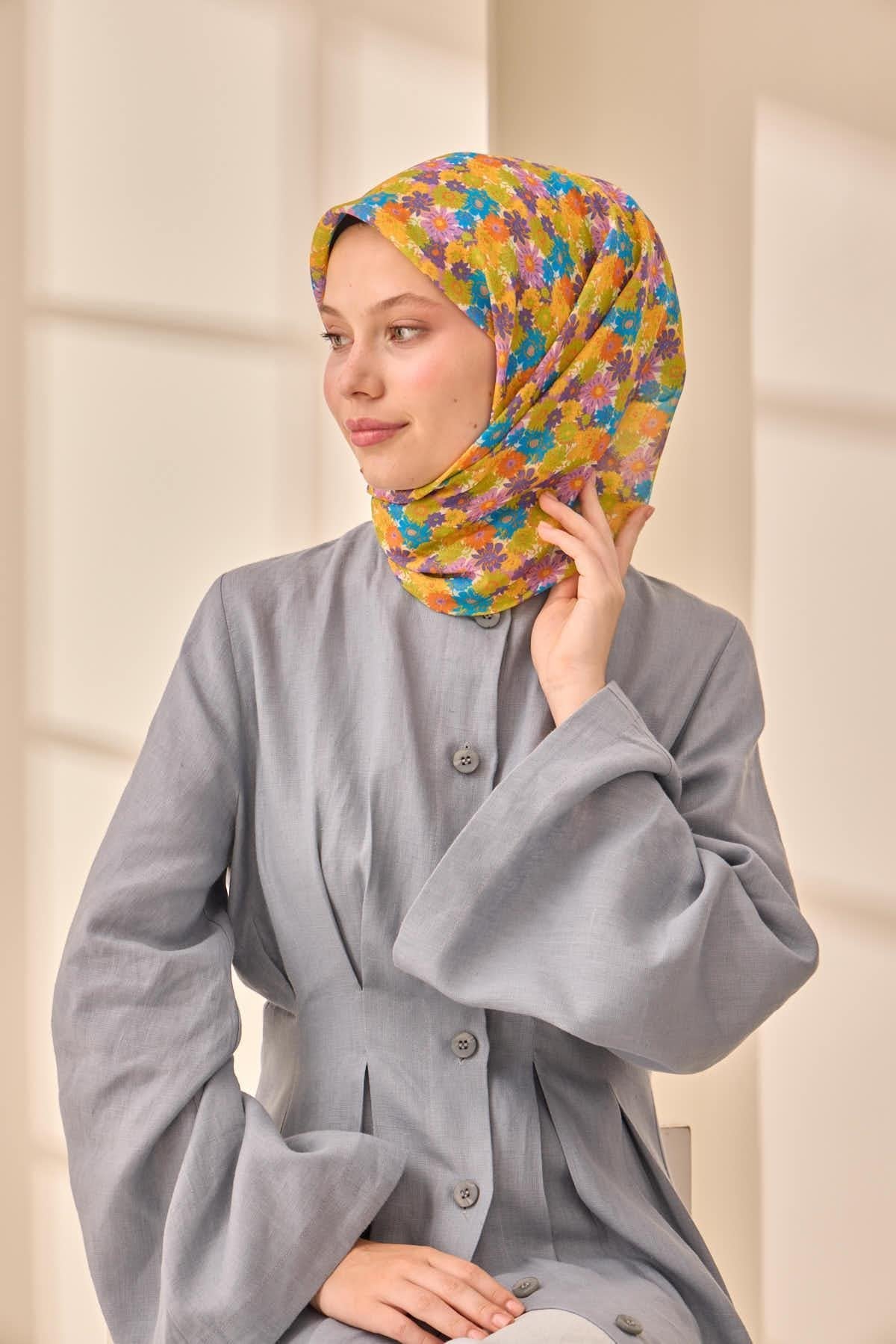 Silk Home Soft Eşarp 73092-33 - İthalesarponline.com - Soft Eşarp - Silk Home