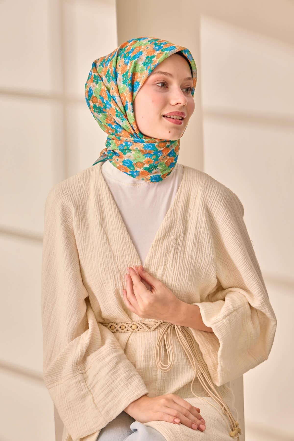 Silk Home Soft Eşarp 73092-35 - İthalesarponline.com - Soft Eşarp - Silk Home