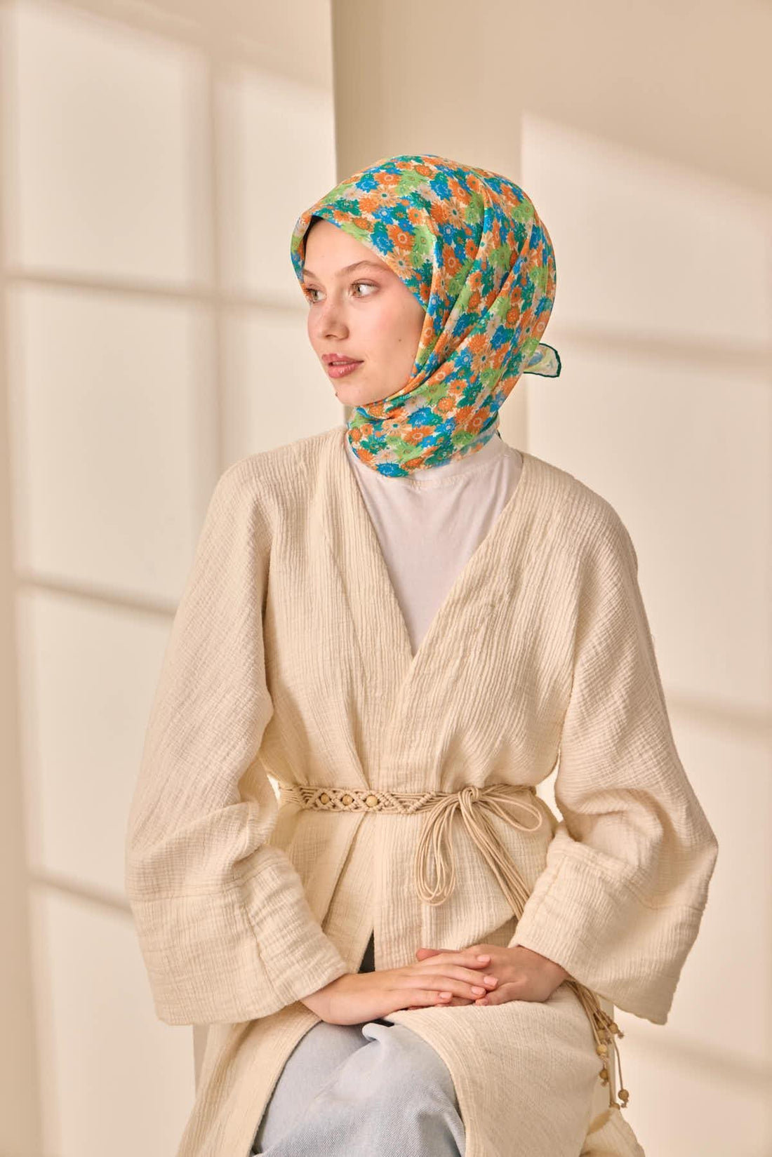 Silk Home Soft Eşarp 73092-35 - İthalesarponline.com - Soft Eşarp - Silk Home