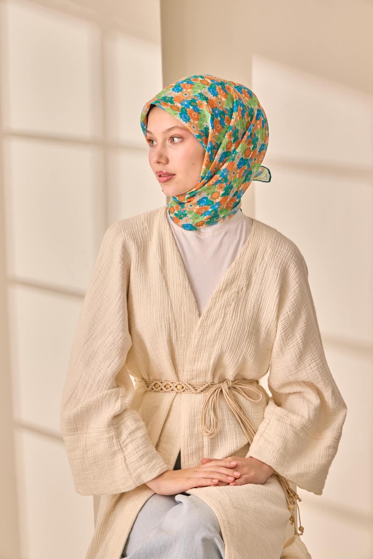Silk Home Soft Eşarp 73092-35 - İthalesarponline.com - Soft Eşarp - Silk Home
