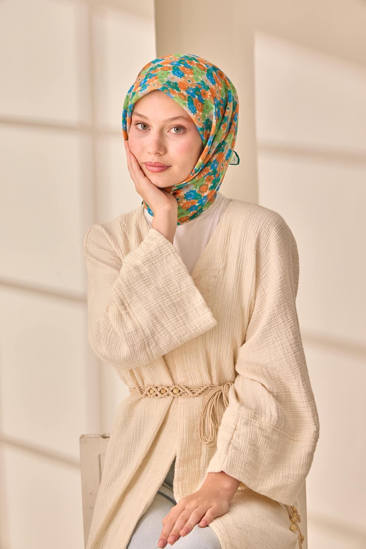 Silk Home Soft Eşarp 73092-35 - İthalesarponline.com - Soft Eşarp - Silk Home
