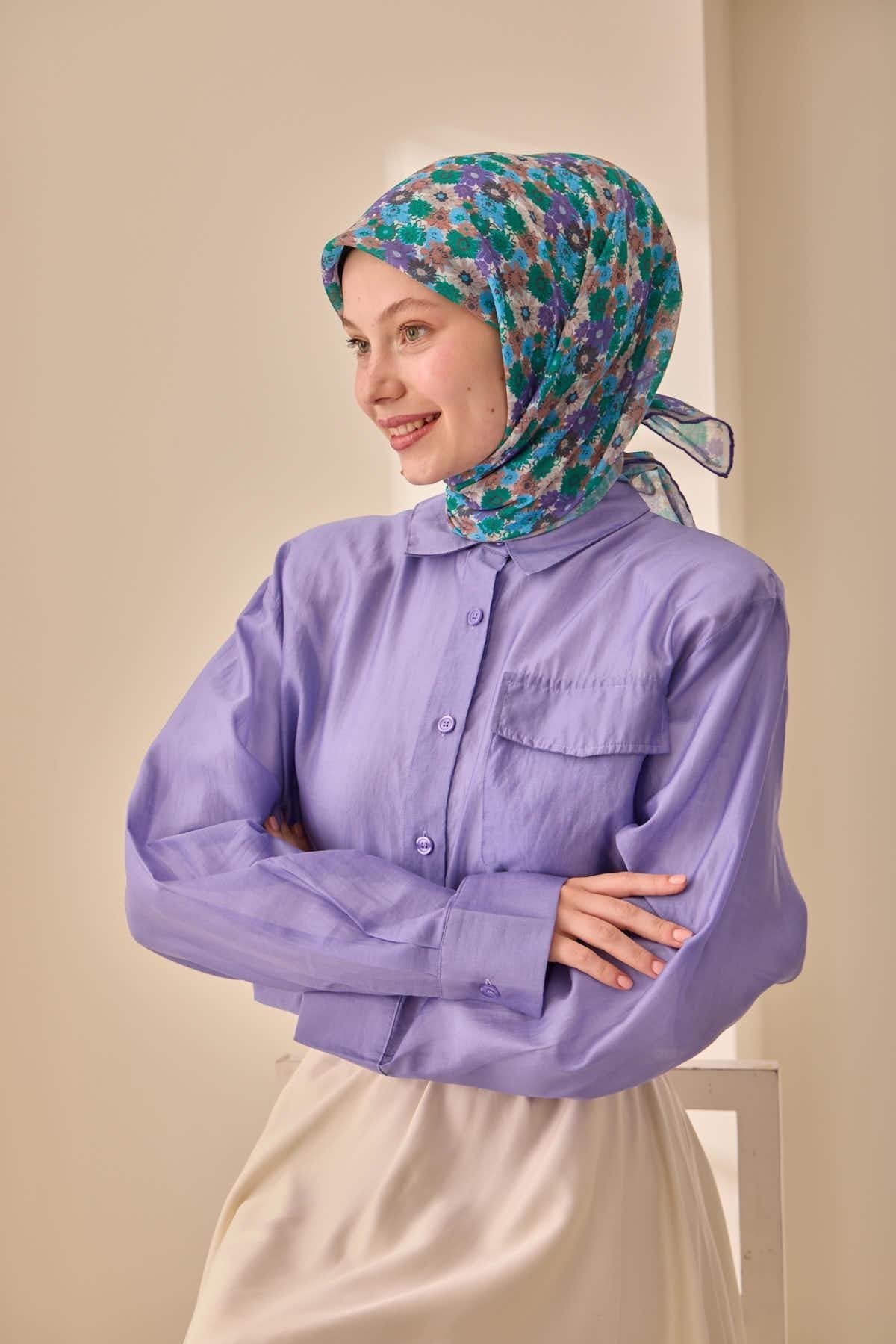 Silk Home Soft Eşarp 73092-36 - İthalesarponline.com - Soft Eşarp - Silk Home