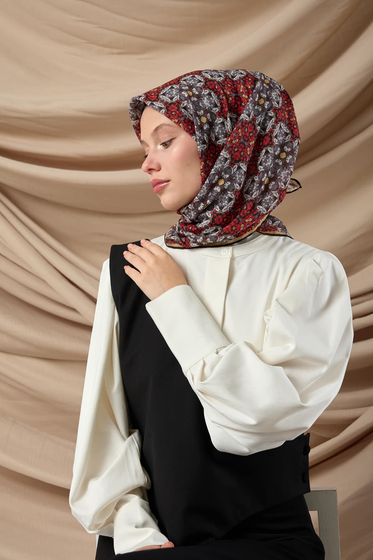Silk Home Soft Eşarp 73093-03 - İthalesarponline.com - Soft Eşarp - Silk Home