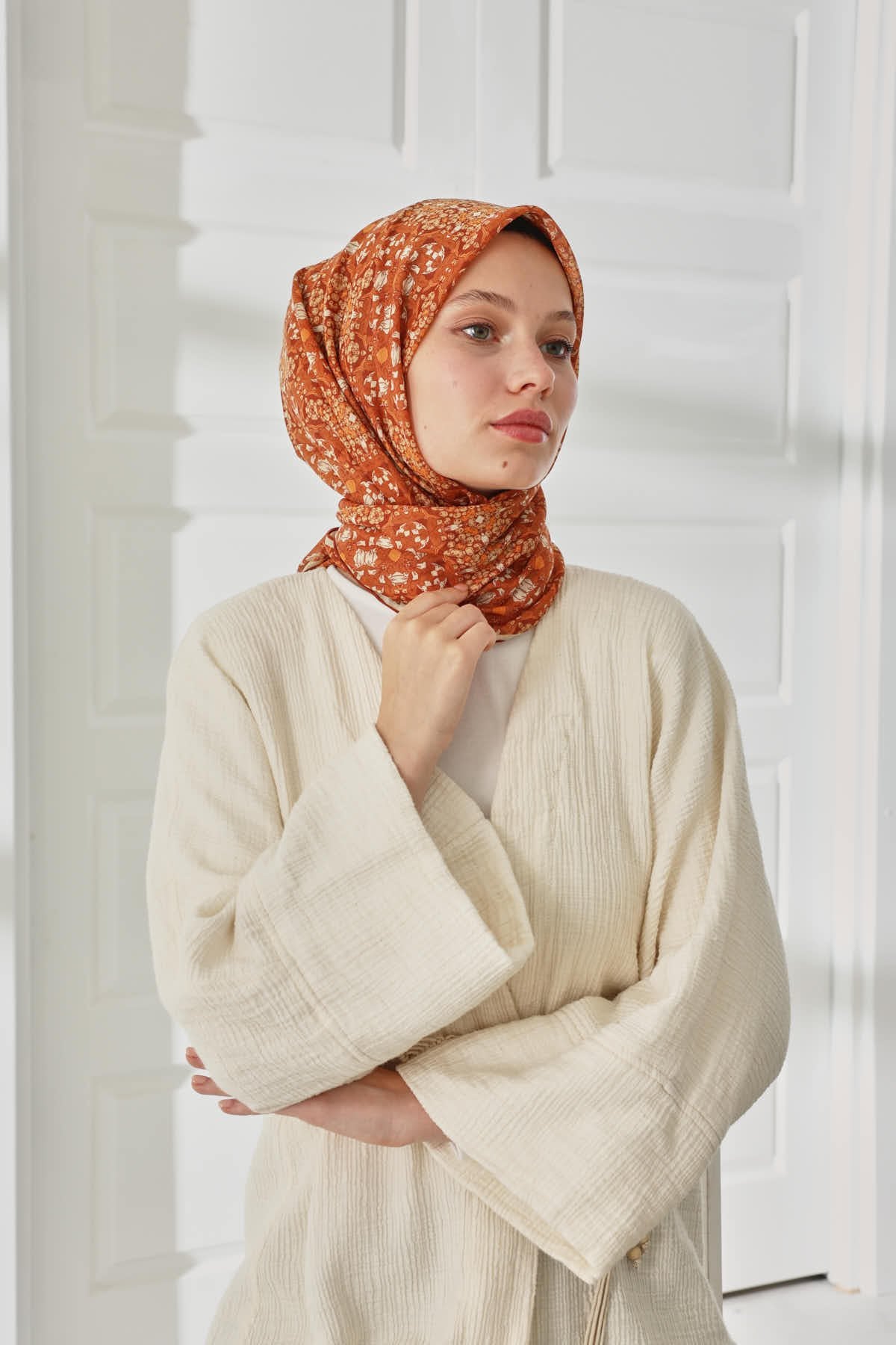 Silk Home Soft Eşarp 73093-15 - İthalesarponline.com - Soft Eşarp - Silk Home