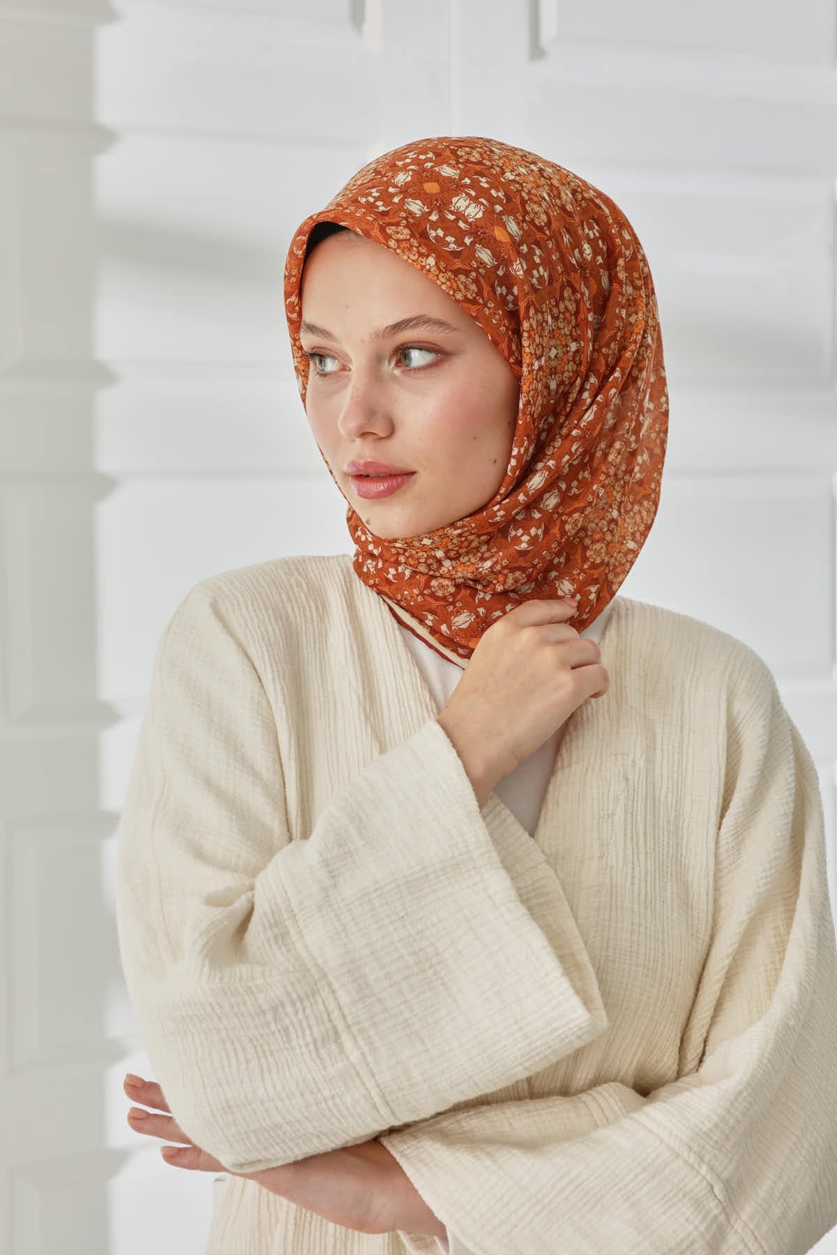Silk Home Soft Eşarp 73093-15 - İthalesarponline.com - Soft Eşarp - Silk Home