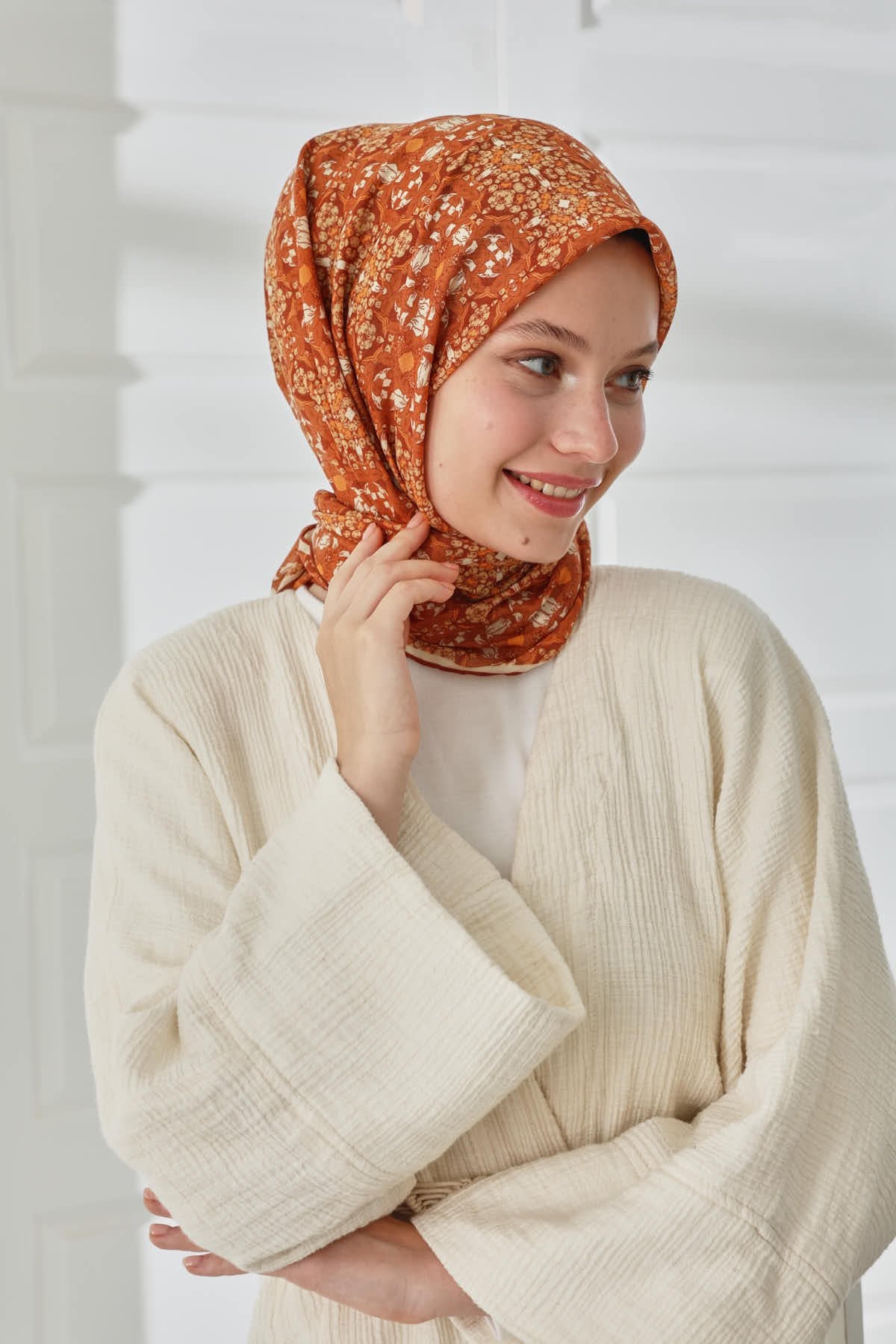 Silk Home Soft Eşarp 73093-15 - İthalesarponline.com - Soft Eşarp - Silk Home