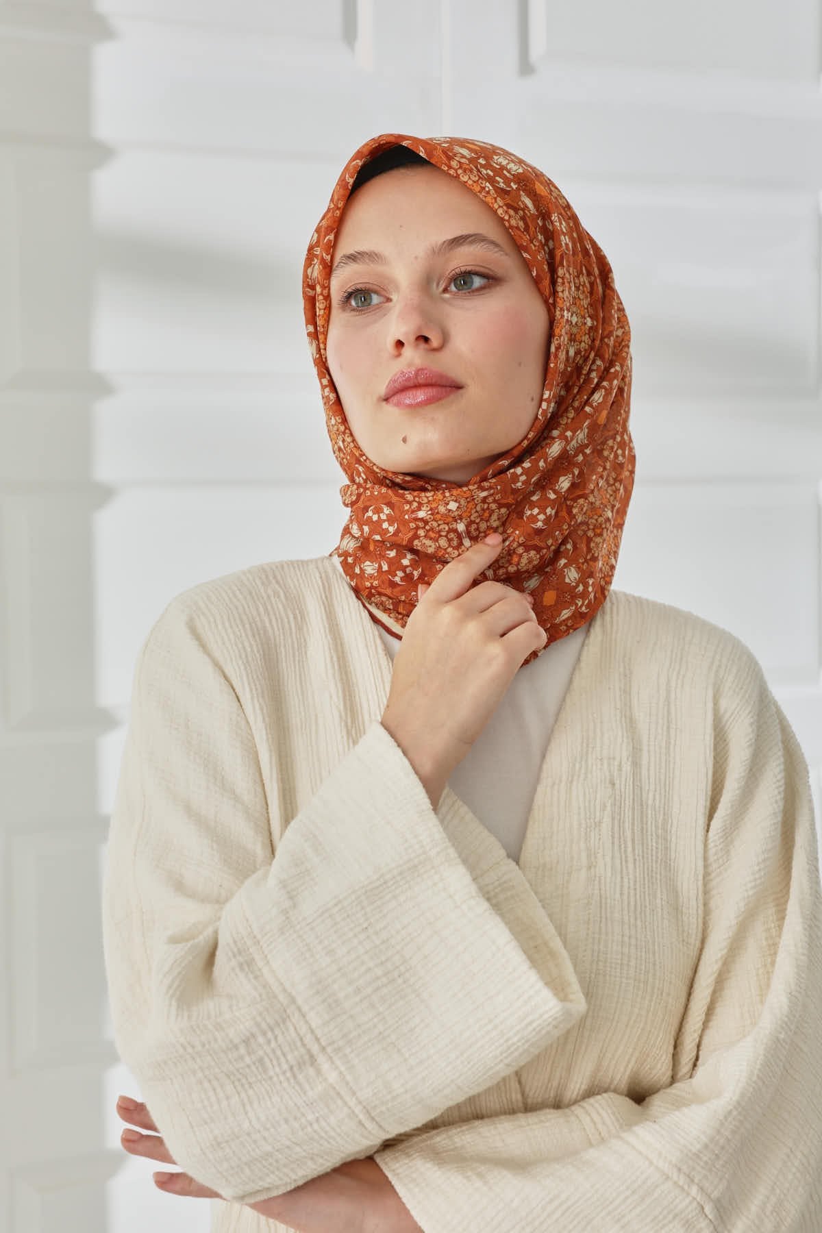 Silk Home Soft Eşarp 73093-15 - İthalesarponline.com - Soft Eşarp - Silk Home