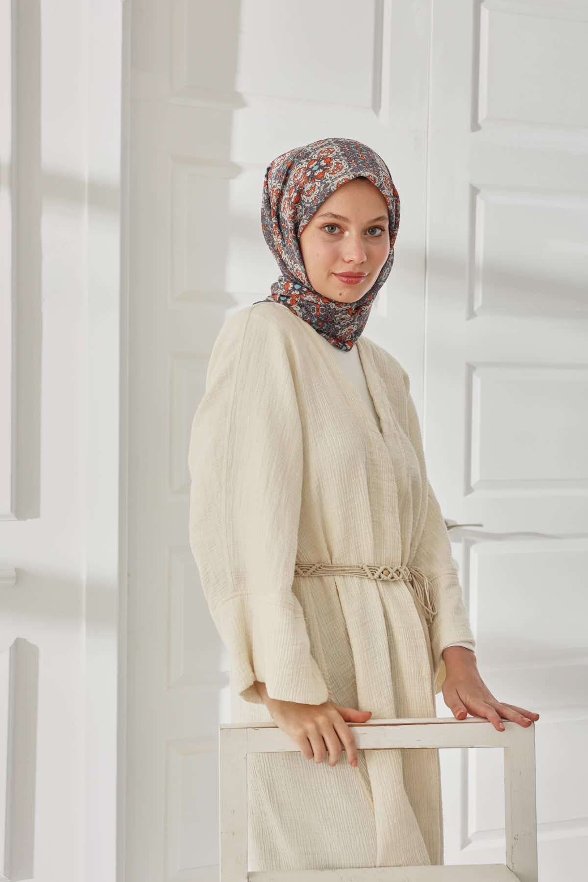 Silk Home Soft Eşarp 73093-18 - İthalesarponline.com - Soft Eşarp - Silk Home
