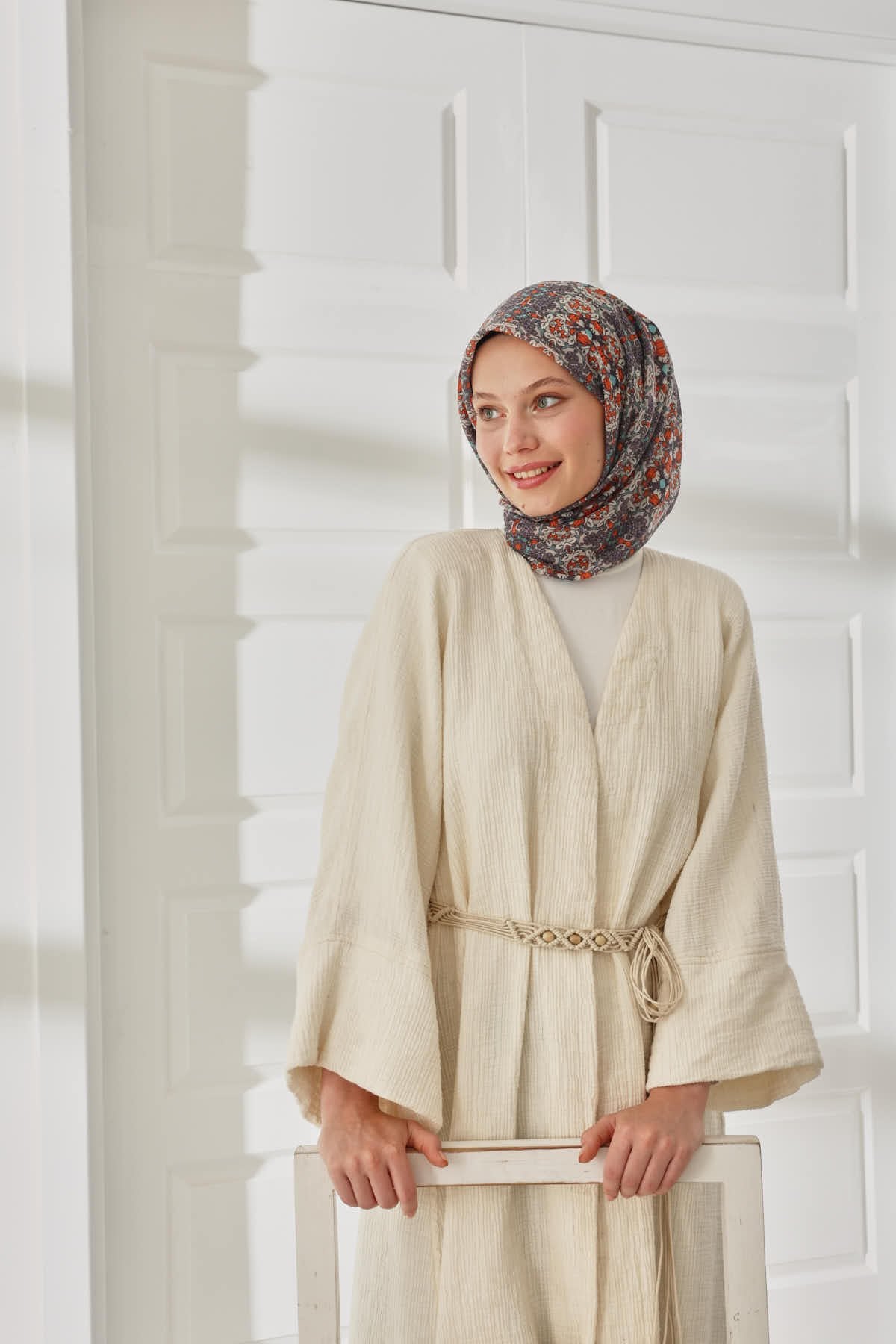 Silk Home Soft Eşarp 73093-18 - İthalesarponline.com - Soft Eşarp - Silk Home