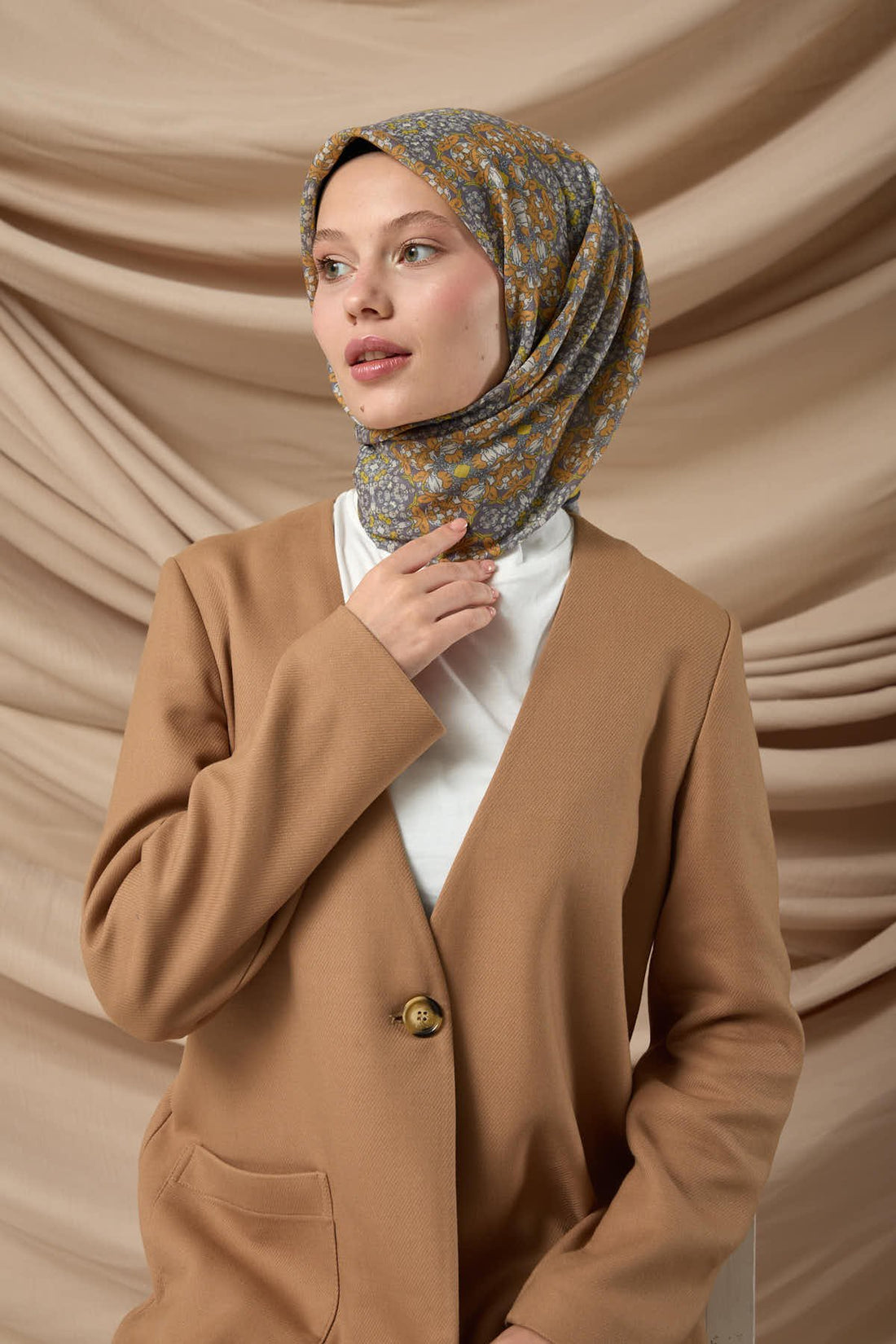 Silk Home Soft Eşarp 73093-23 - İthalesarponline.com - Soft Eşarp - Silk Home