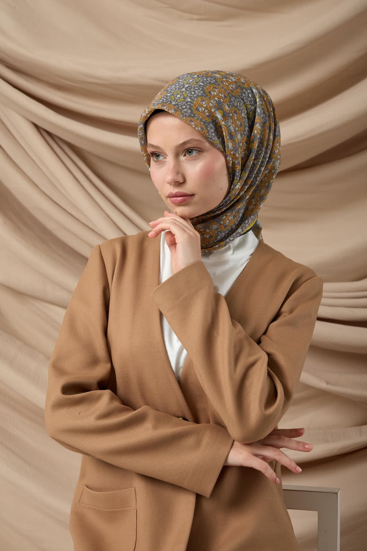 Silk Home Soft Eşarp 73093-23 - İthalesarponline.com - Soft Eşarp - Silk Home