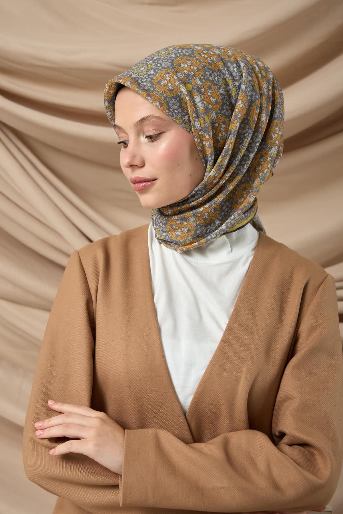 Silk Home Soft Eşarp 73093-23 - İthalesarponline.com - Soft Eşarp - Silk Home