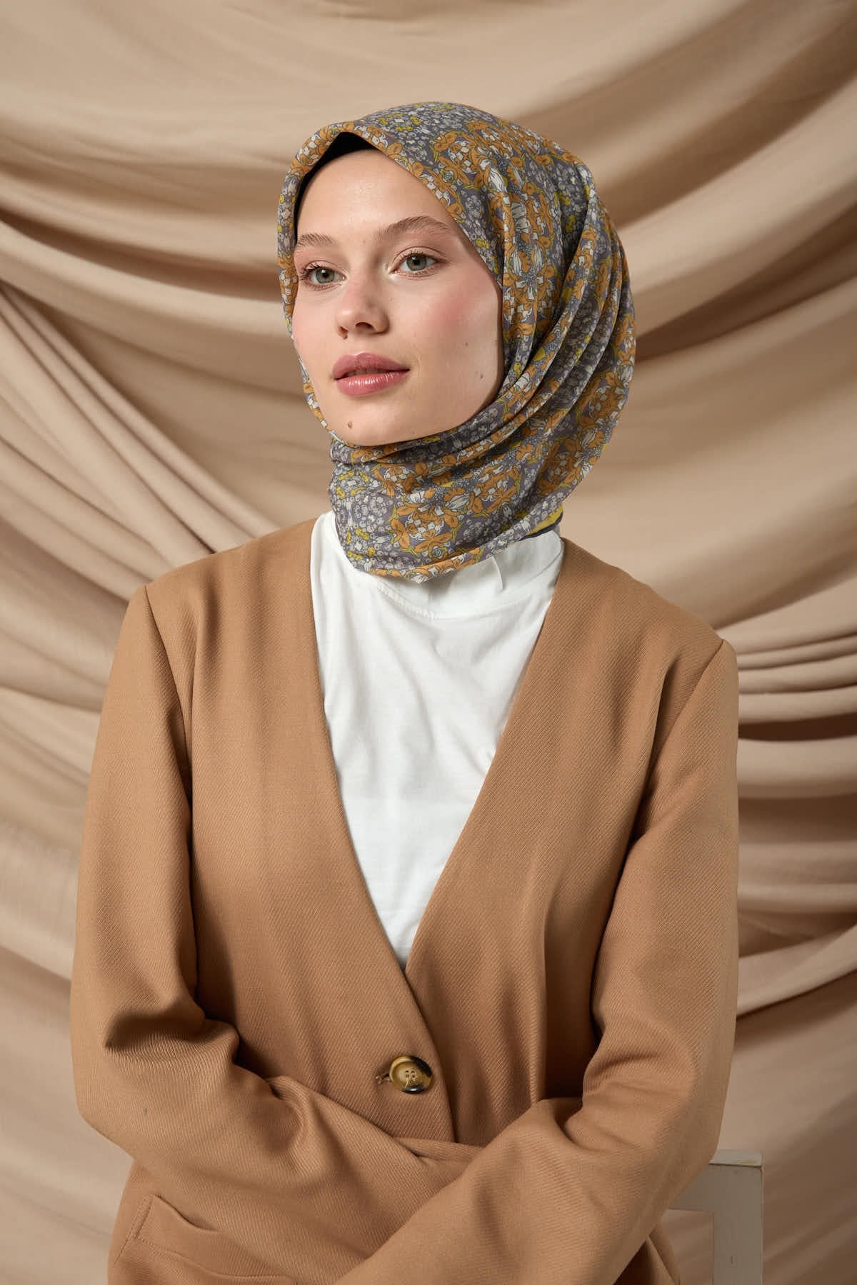Silk Home Soft Eşarp 73093-23 - İthalesarponline.com - Soft Eşarp - Silk Home