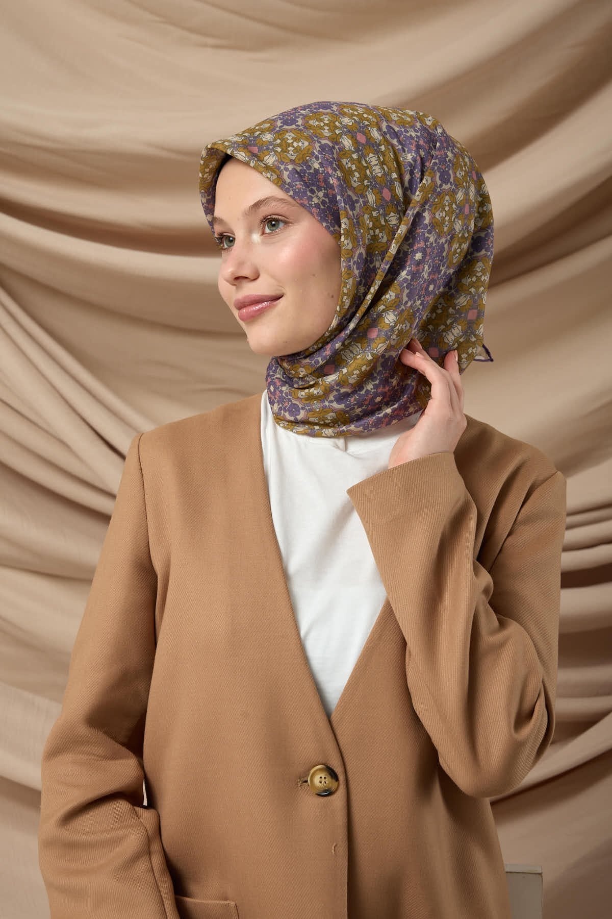 Silk Home Soft Eşarp 73093-25 - İthalesarponline.com - Soft Eşarp - Silk Home
