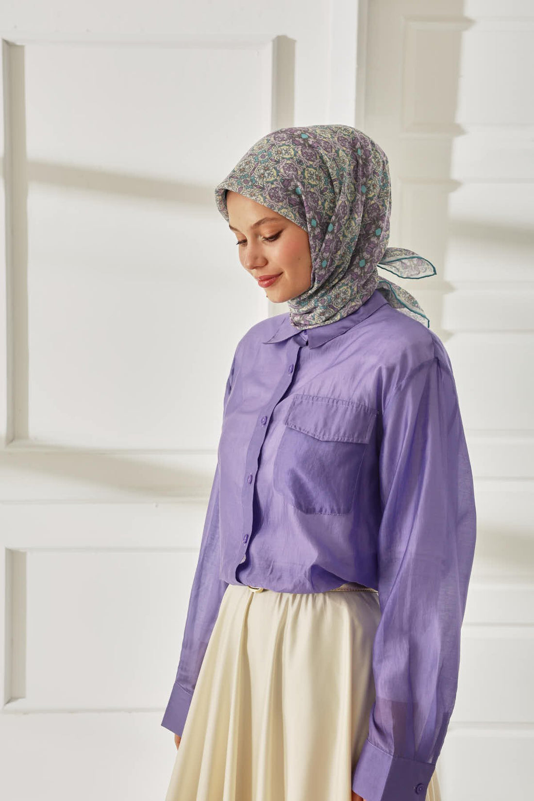Silk Home Soft Eşarp 73093-29 - İthalesarponline.com - Soft Eşarp - Silk Home