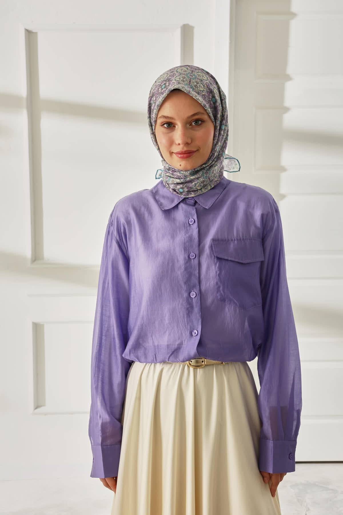 Silk Home Soft Eşarp 73093-29 - İthalesarponline.com - Soft Eşarp - Silk Home