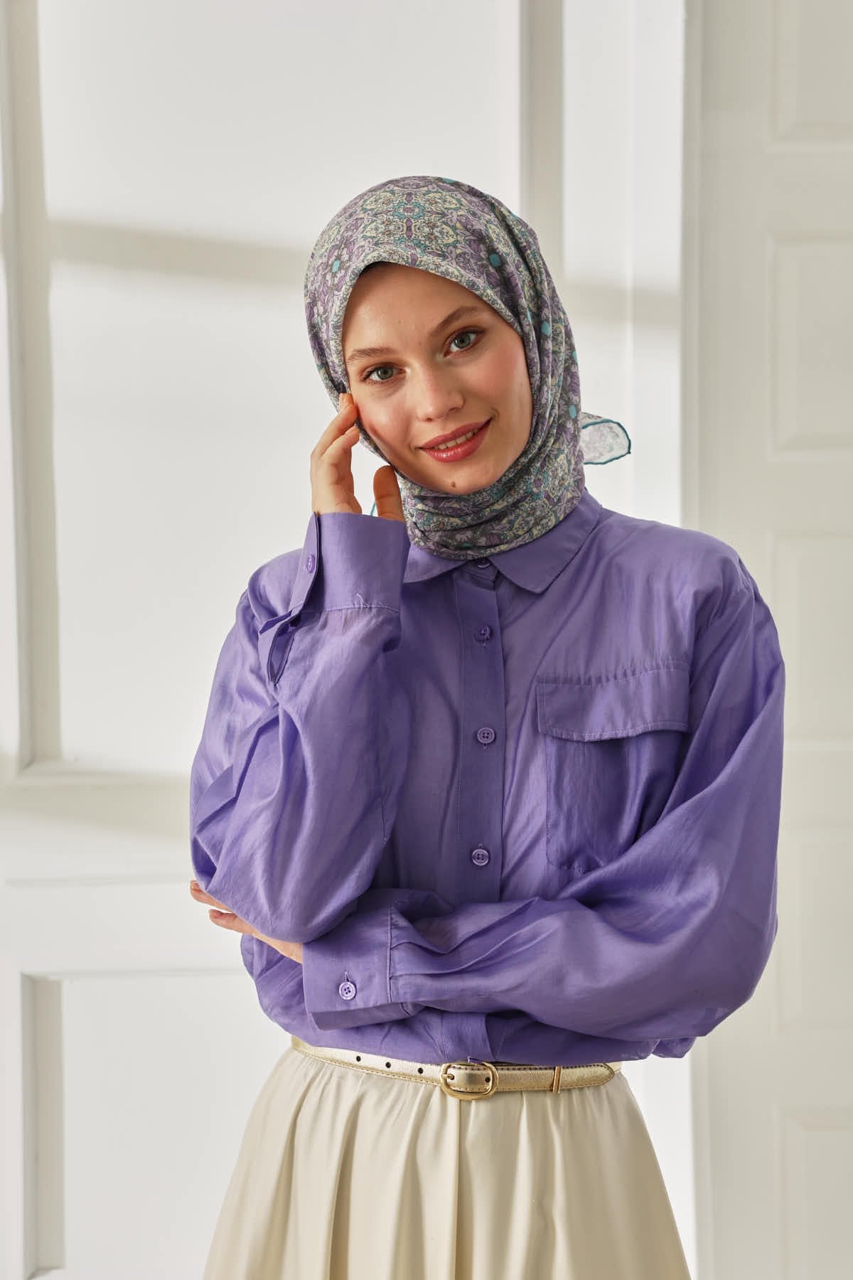 Silk Home Soft Eşarp 73093-29 - İthalesarponline.com - Soft Eşarp - Silk Home
