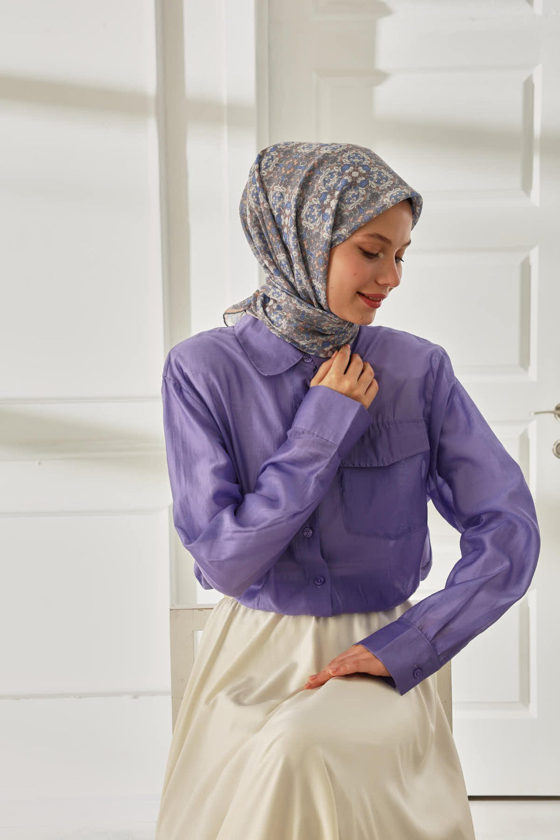 Silk Home Soft Eşarp 73093-31 - İthalesarponline.com - Soft Eşarp - Silk Home
