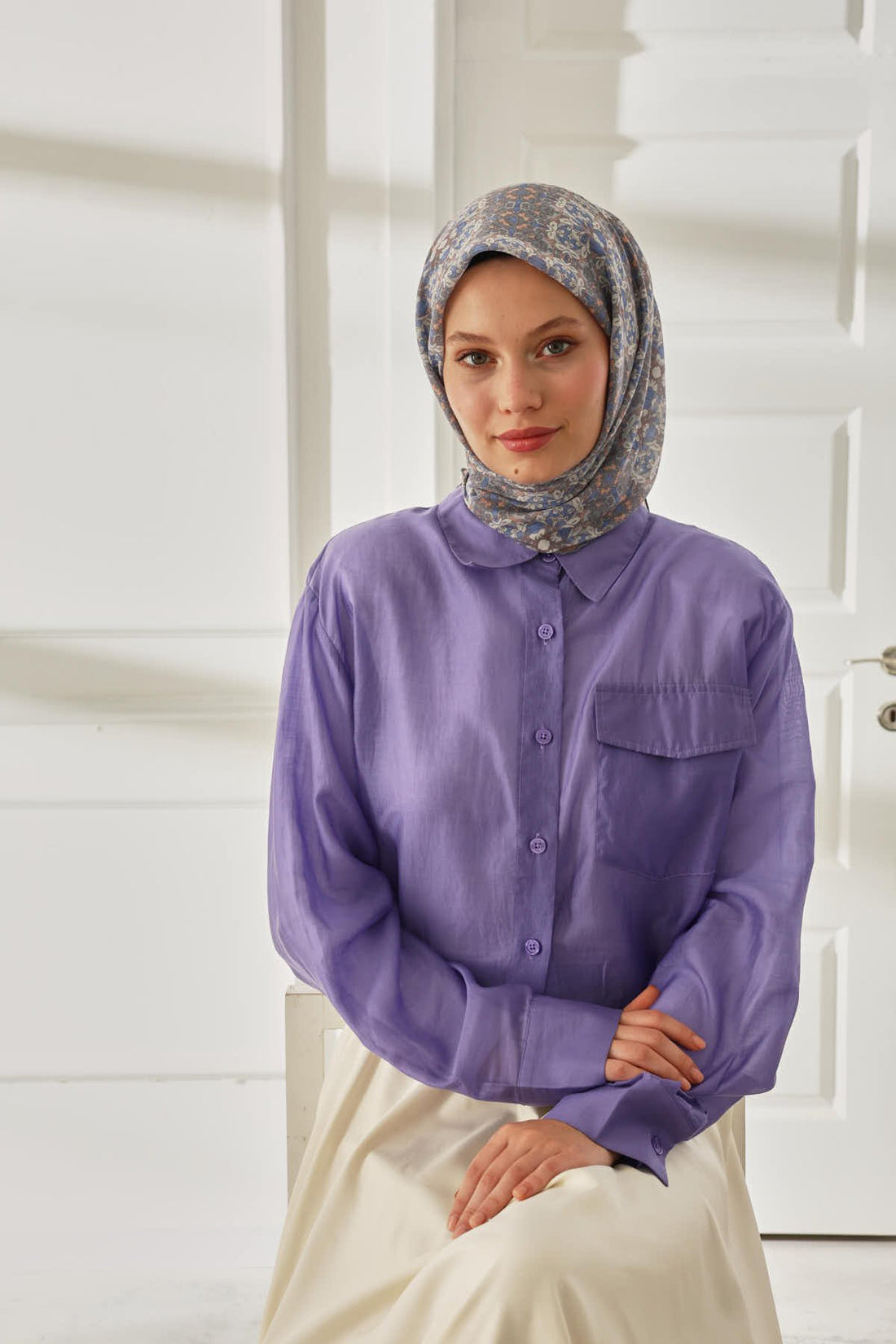 Silk Home Soft Eşarp 73093-31 - İthalesarponline.com - Soft Eşarp - Silk Home