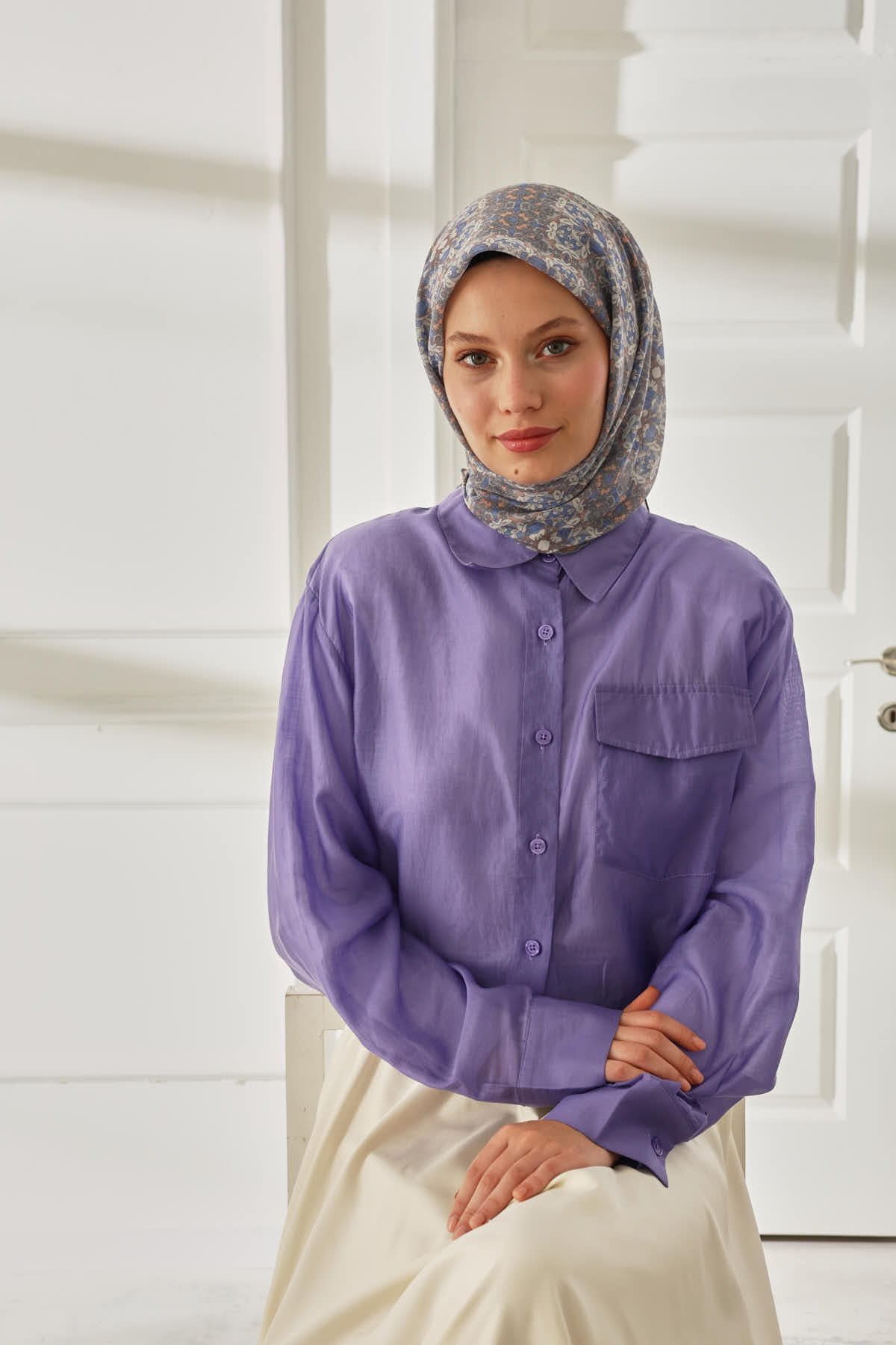 Silk Home Soft Eşarp 73093-31 - İthalesarponline.com - Soft Eşarp - Silk Home