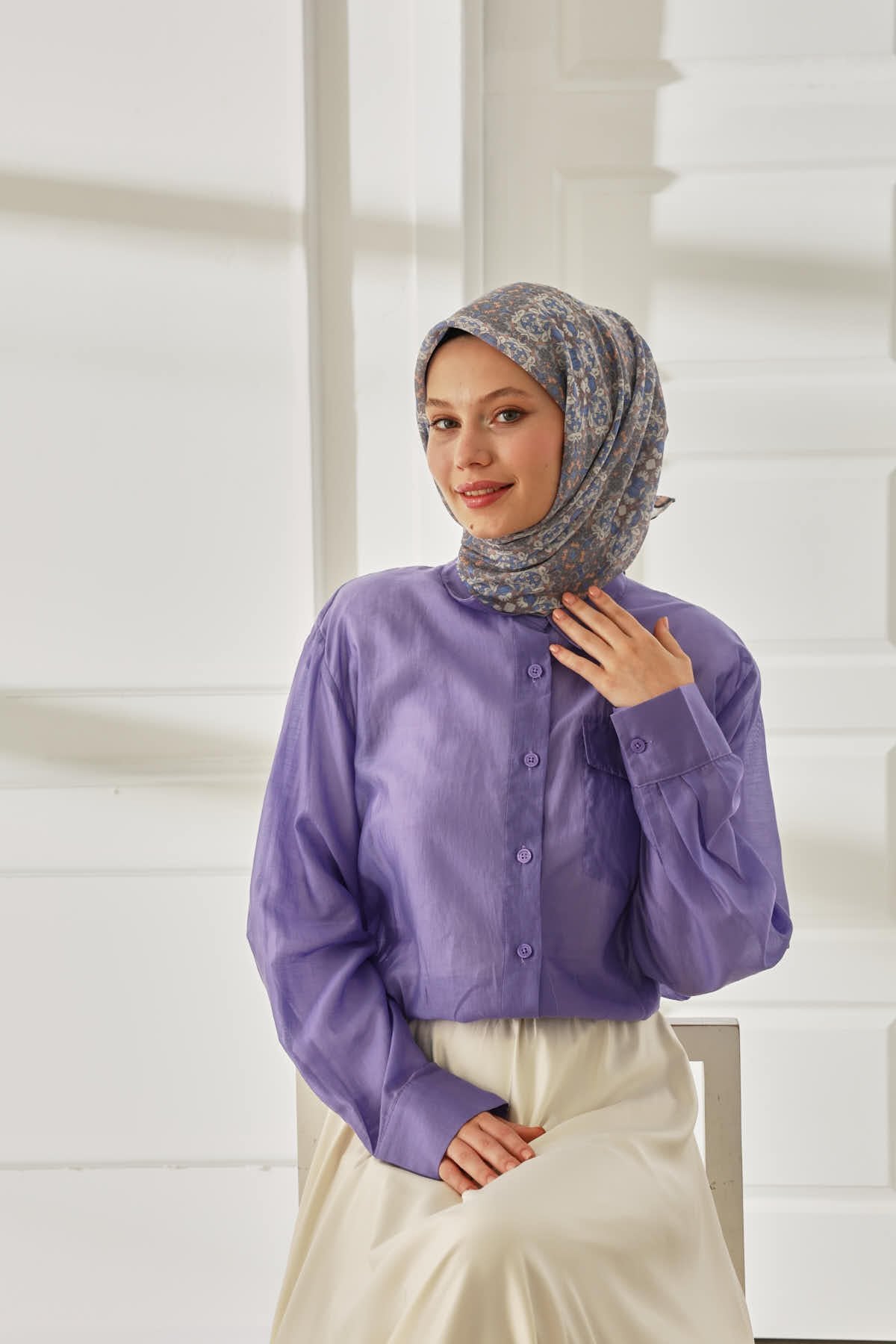 Silk Home Soft Eşarp 73093-31 - İthalesarponline.com - Soft Eşarp - Silk Home