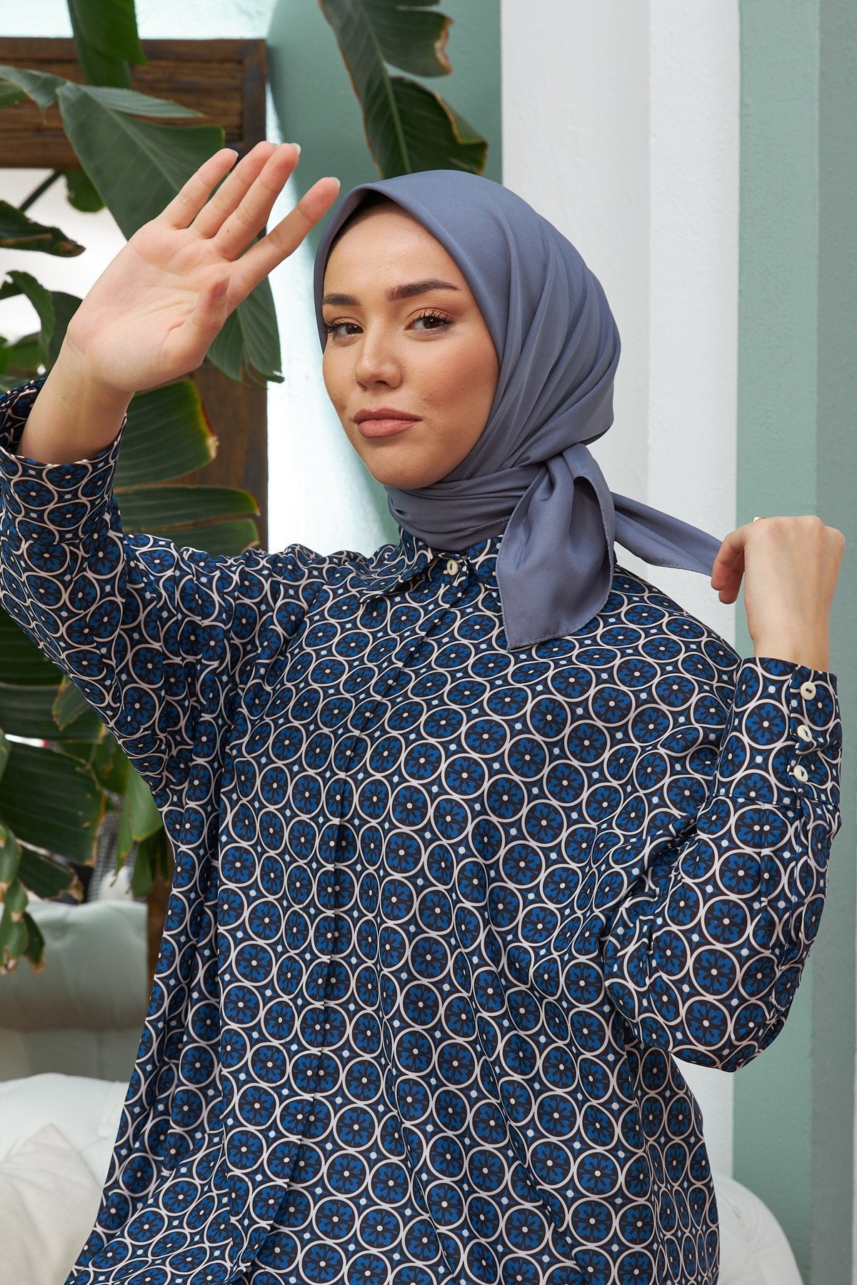 Silk Home Twill Eşarp 11343-37 - İthalesarponline.com